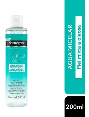 Agua Micelar Limpiador Neutrogena Purified Skin 7 En 1 200ml