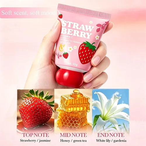 Crema De Manos De Fresa 3 Paquetes, Loción De Manos En