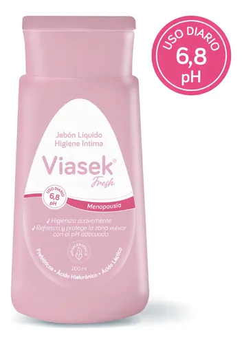 Viasek Fresh Jabón Líquido pH 6,8 Menopausia x 200ml