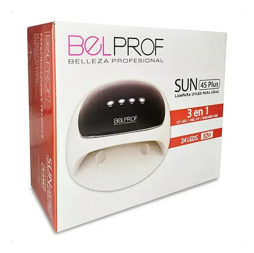 Belprof Cabina Profesional 4s Plus 3en1 24leds 52w Manicuría