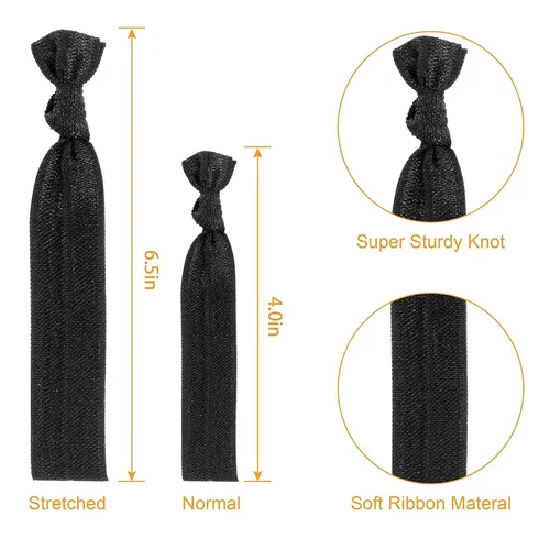 79style 125pcs Lazos De Pelo De Tela Elástica Para …