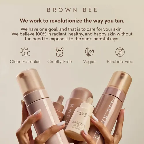 Mousse Autobronceador Brown Bee Air 200 Ml Vegano Y Perfumad