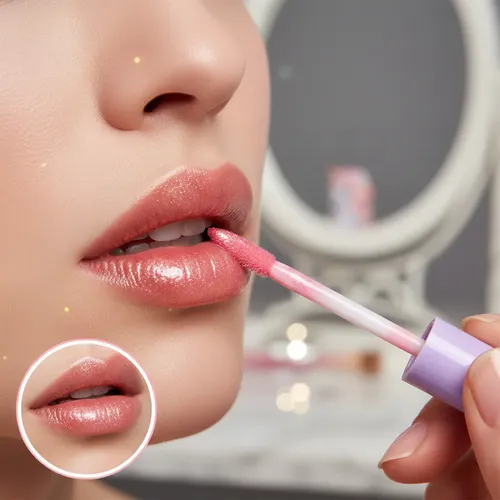 Lip Gloss Labial Magico Cambia Color Tei Make Up Unicornio