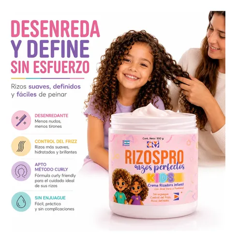 Crema Rizadora Infantil Apta Metodo Curly Control Friz Arlex