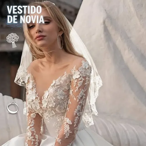 Velos De Novia Encaje 2 Niveles Para Primera Comunión Y