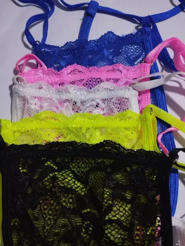 Tanga Colaless Hilo Dental Recta Regulable Lencería Femenina