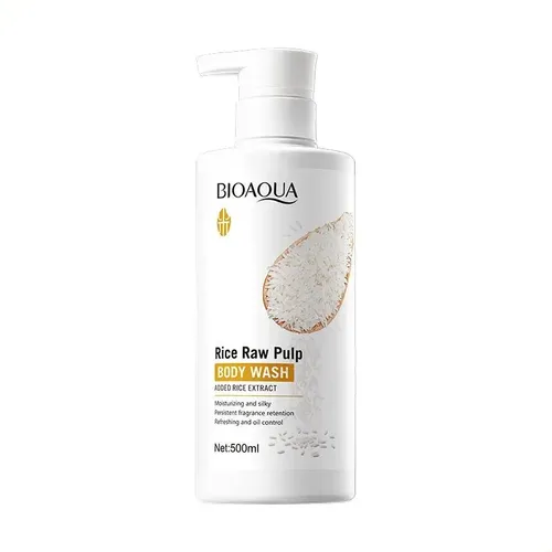 Gel De Ducha Agua De Arroz Bioaoua Limpiador Corporal D