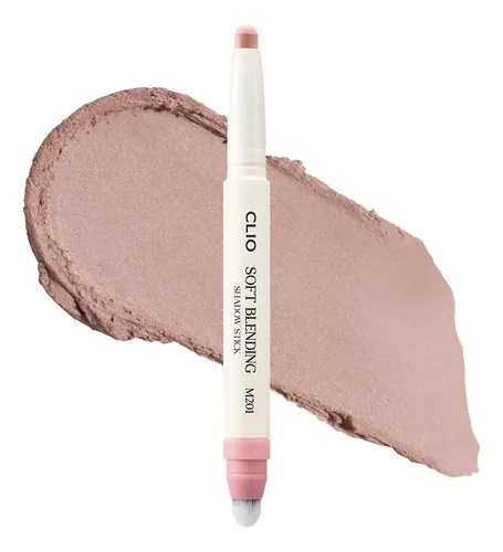 Sombra De Ojos En Lápiz Clio M201 Cashmere Mute Con Brocha
