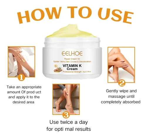 2 Unidades De Crema Milagrosa For Varices Con Vitamina K