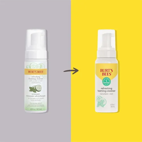 Limpiador Facial Espumoso Burt’s Bees Con Pepino Y Menta