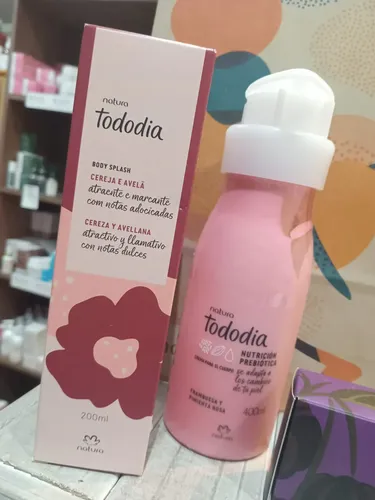 Set Natura Corporal Tododia Splash Crema Hidratrante Jabones