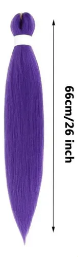 Qy 2pcs Trenzas De Cabello Moradas Para Cosplay Y Disfraces