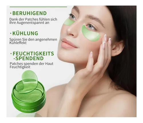 Womascarilla De Aloe Para Debajo De Los Ojos, 2 Parches Calm