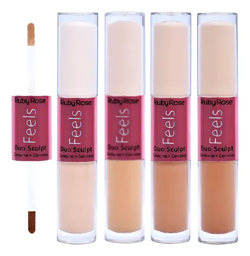 Corrector Liquido Ruby Rose Duo Sculpt Feels Original