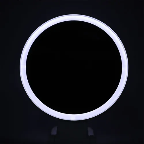 Espejo De Mano Con Aumento De Doble Cara, 1 X 5 Led Y