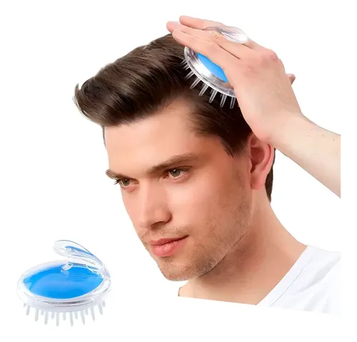 Masajeador De Cabello De Silicona Ducha Relajante Capilar