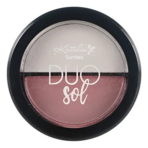 Sombra De Ojos Compacta Duo Sol Katalia Color 11- Marrón Caro
