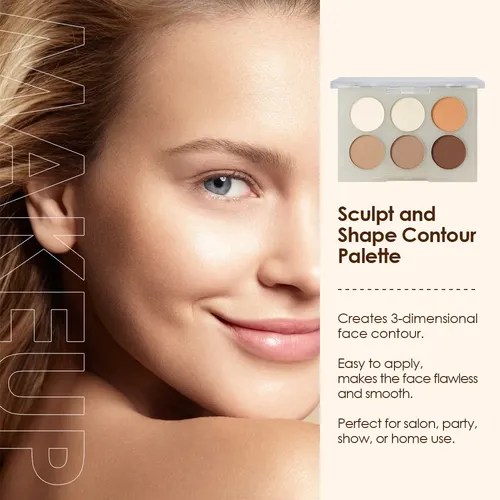 Julystar Paleta 6 Contorno Mate Brillo Natural Effect Dimens