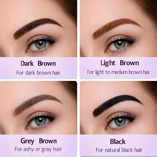 Gel Para Cejas Marrón Oscuro, Permanente De 3 Días