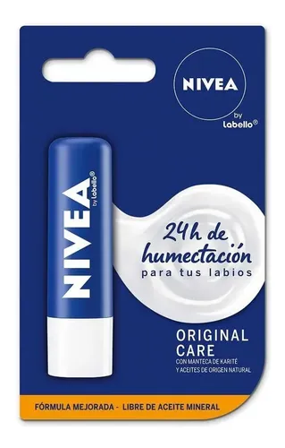Pack 12u Protector Labial Nivea By Labello Original Care