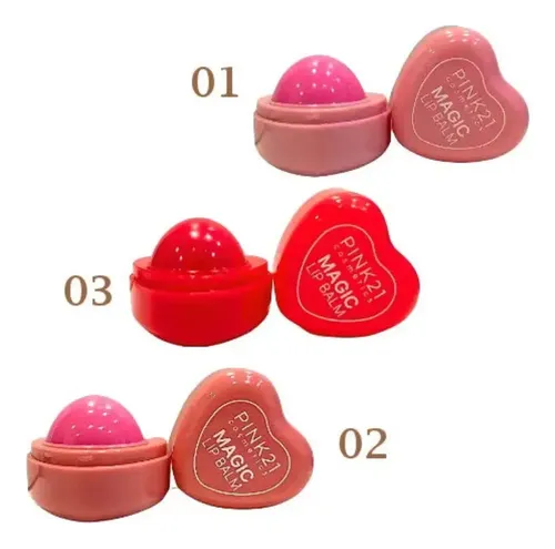 Balsamo Labial Magic Lip Balm Pink 21