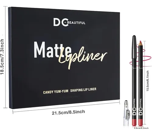 Set De 18 Lápices Labiales Dc-beautiful Impermeables