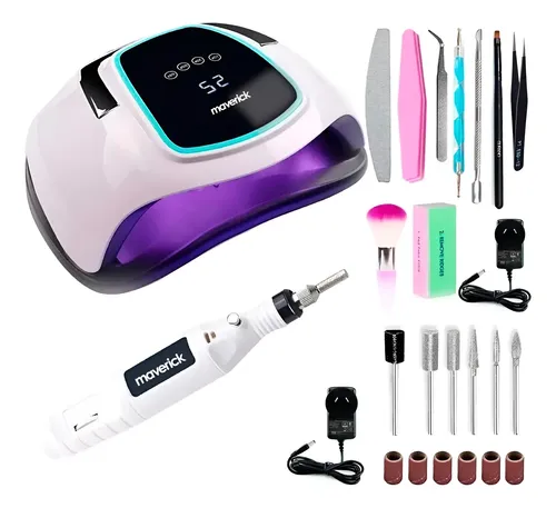 Cabina Led Uv Maverick Torno Uñas Manicura Profesional Kit