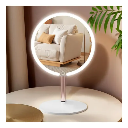Sksfly Espejo De Maquillaje Con Luces Led, Reflejo Claro