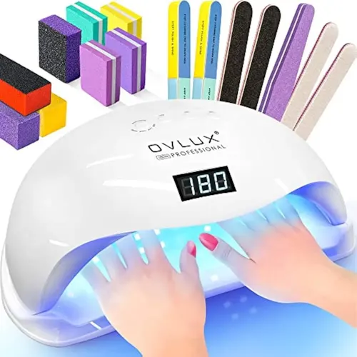 Ovlux Lámpara De Uñas Led Uv De 180 W, Máquina