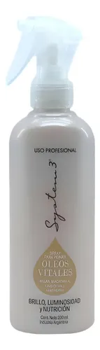 Kit X 2 Spray Para Peinar Oleos Vitales X 200ml System 3