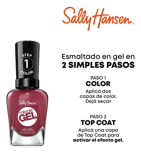 Esmalte Uñas Miracle Gel 14,7ml Sally Hansen