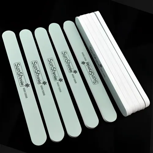 20 Limas Uñas Doble Cara Grano 600/3000