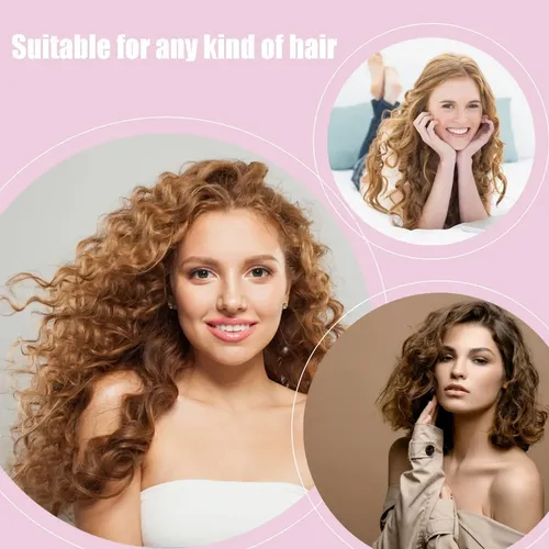 Juego De 42 Rulos Para El Cabello, Rizos Para Dormir