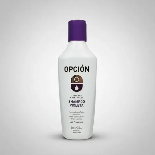 Shampoo Matizador Opción Violeta Rubio Y Gris 225ml