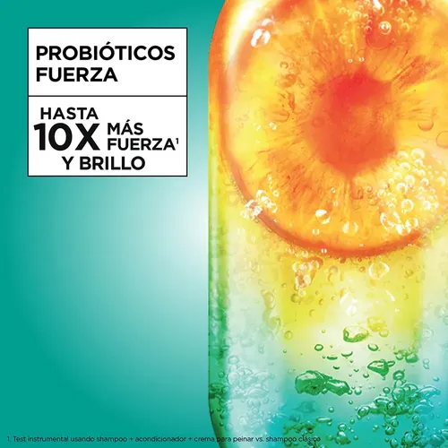 Fructis Probióticos Fuerza Crema Para Peinar 10 En 1 250Ml