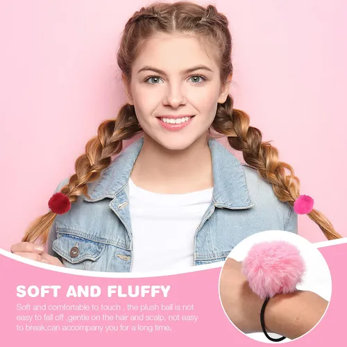 22 Unidades De Cintas Para El Pelo Con Forma De Bola, Con Fo