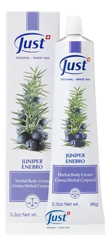 Crema De Enebro Swiss Just 96g Masajes Corporal