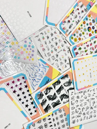 Stickers Adhesivos Para Uñas Paris Night Y City Girl