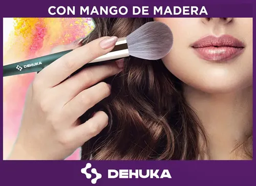Set 20 Brochas Maquillaje Artístico Sintéticas Rostro Dehuka