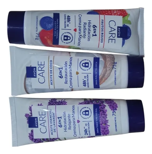 Crema De Mano Avon Kit Con 3 Unidades