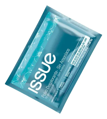 Issue Polvo Decolorante Sin Amoniaco 30g 10 Sobres