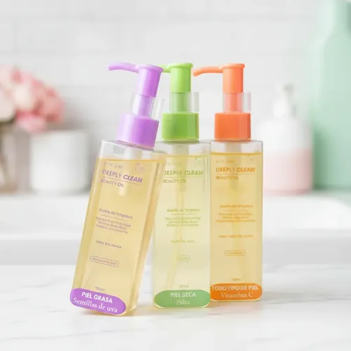 Aceite Limpiador Facial Remov Maquillaje City Girl Todo Tipo