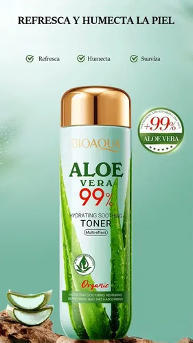 Tónico Facial Aloe Vera 99% Hidratante Suavizante Bioaqua