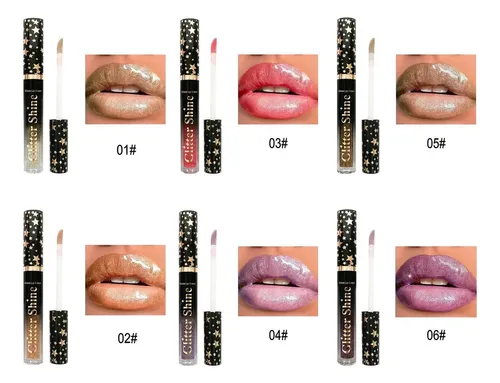 Set De Maquillaje Moderno Glossy Lip Lab