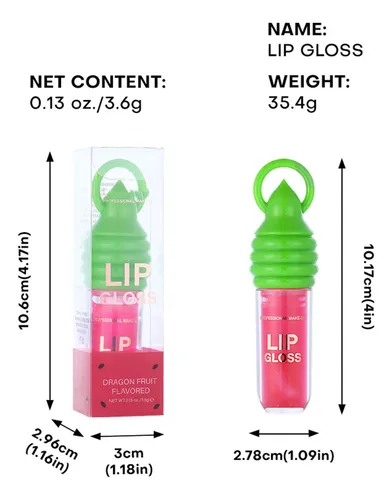 Z/l Brillo De Labios Hidratante Con Agua Fruity Mirror 354