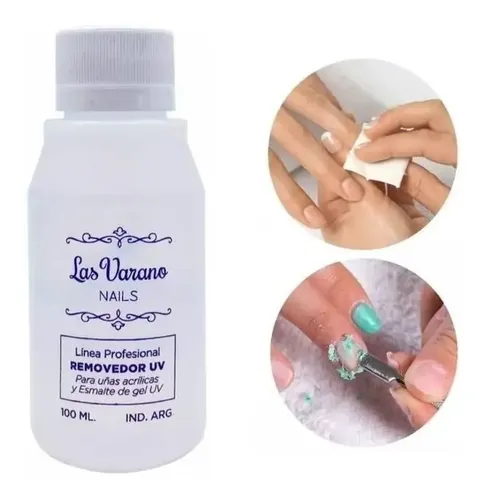 Removedor Para Uñas Semipermanentes Las Varano 100ml