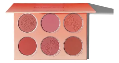 Sheglam Paleta De Rubor Floral Flush 6 Tonos Tono Del Maquillaje Naranja