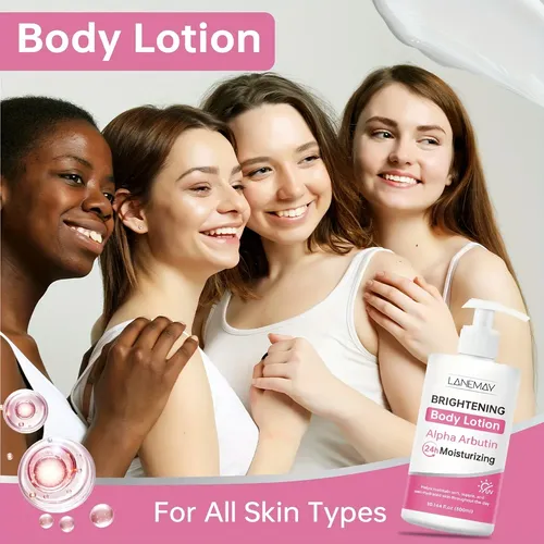 Loción Corporal Iluminadora Sin Aceite Lanemay, 24 Horas