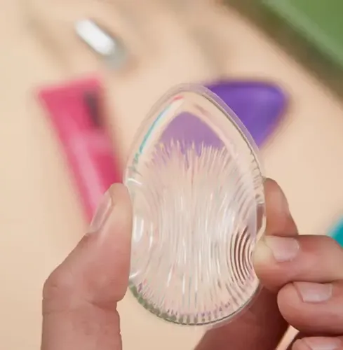 Esponja De Silicona Para Makeup Maquillaje Base Corrector X2