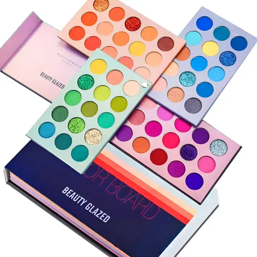 Set Maquillaje Profesional Sombras Pinceles Rimel 4d Regalo